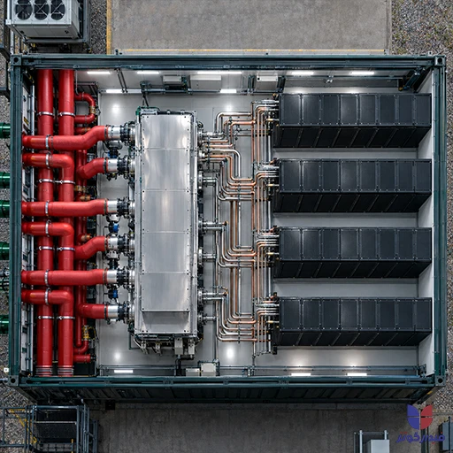 طراحی Cooling Loop برای دیتاسنتر کانتینری.