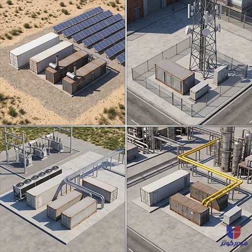 استقرار Microgrid دیتاسنتر کانتینری