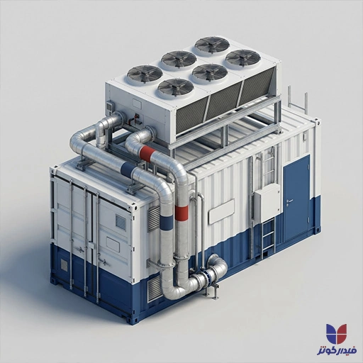 دیتاسنتر کانتینری و Dry Cooler