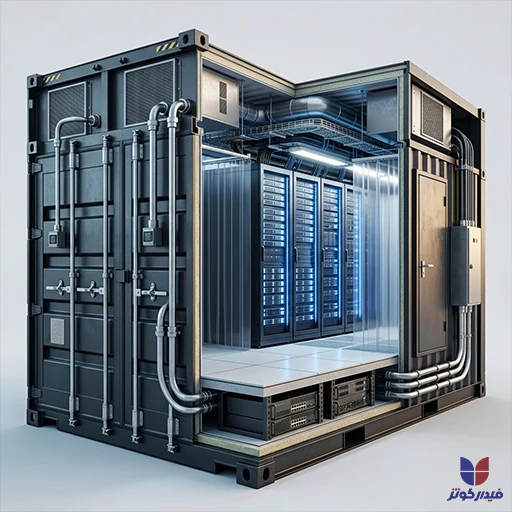 امنیت فیزیکی مرکز داده کانتینری