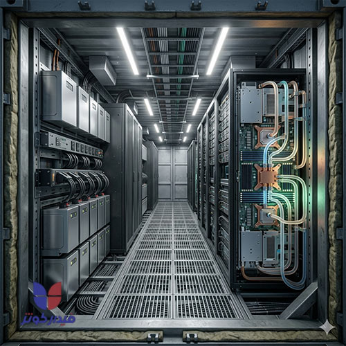 اجزای-داخلی-دیتاسنتر-کانتینری