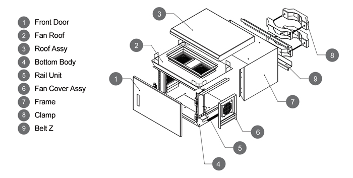 رک دیواری Zino Model